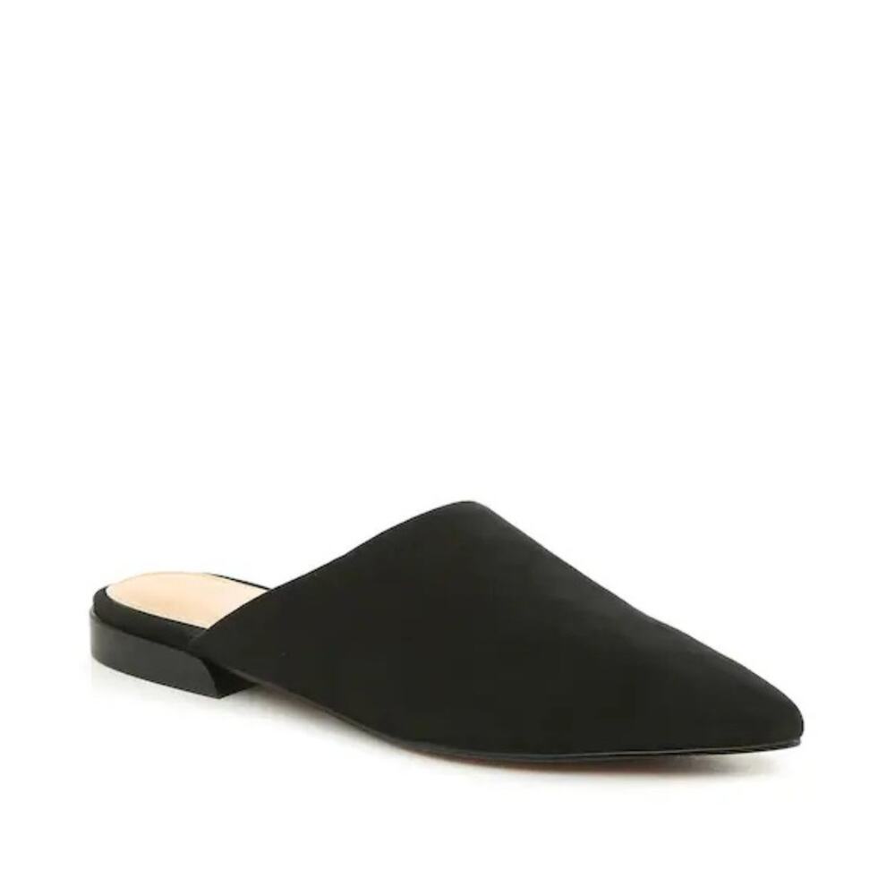 Com & Sens Women's Carlita Mule Slip-On Flats – size 9.5M –black pointed toe
